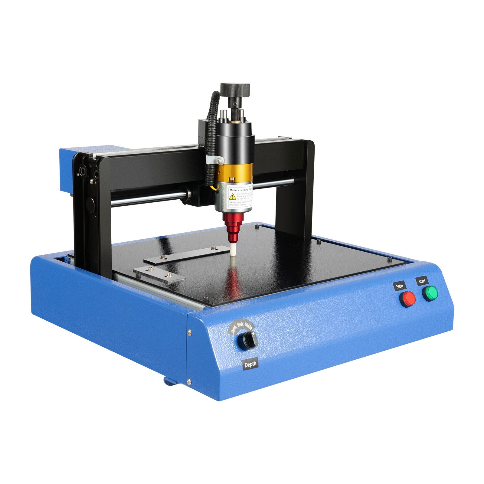 400W Electric Metal Marking Engraving Machine for Steel Plate Dog Tag Nameplate