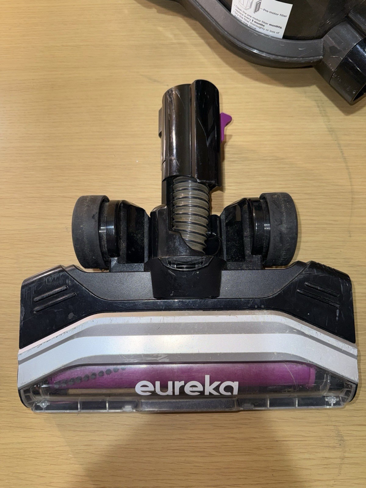 Eureka Canister Vacuum Cleaner Power Nozzle Bagless HEPA Multi-Surface Blac