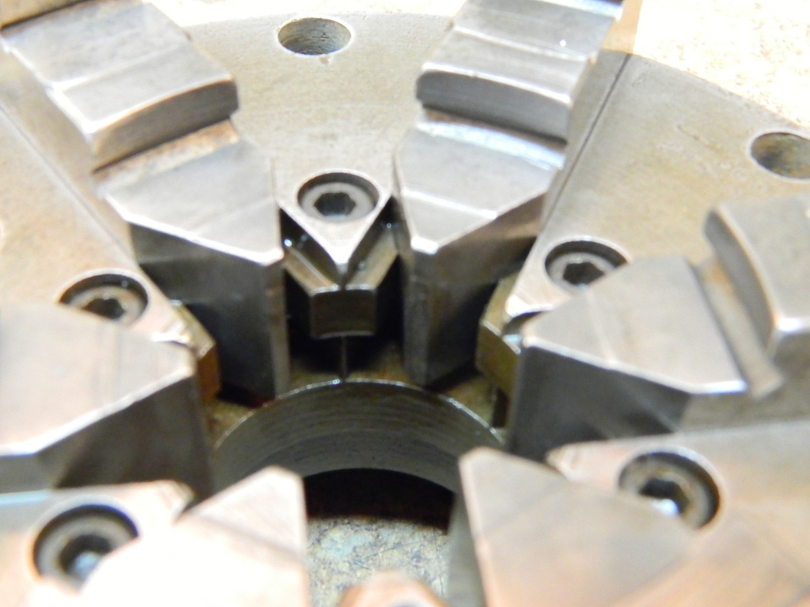 BUCK LATHE CHUCK 3662 6 JAW ADJUST TRU 6″ SOLID JAWS