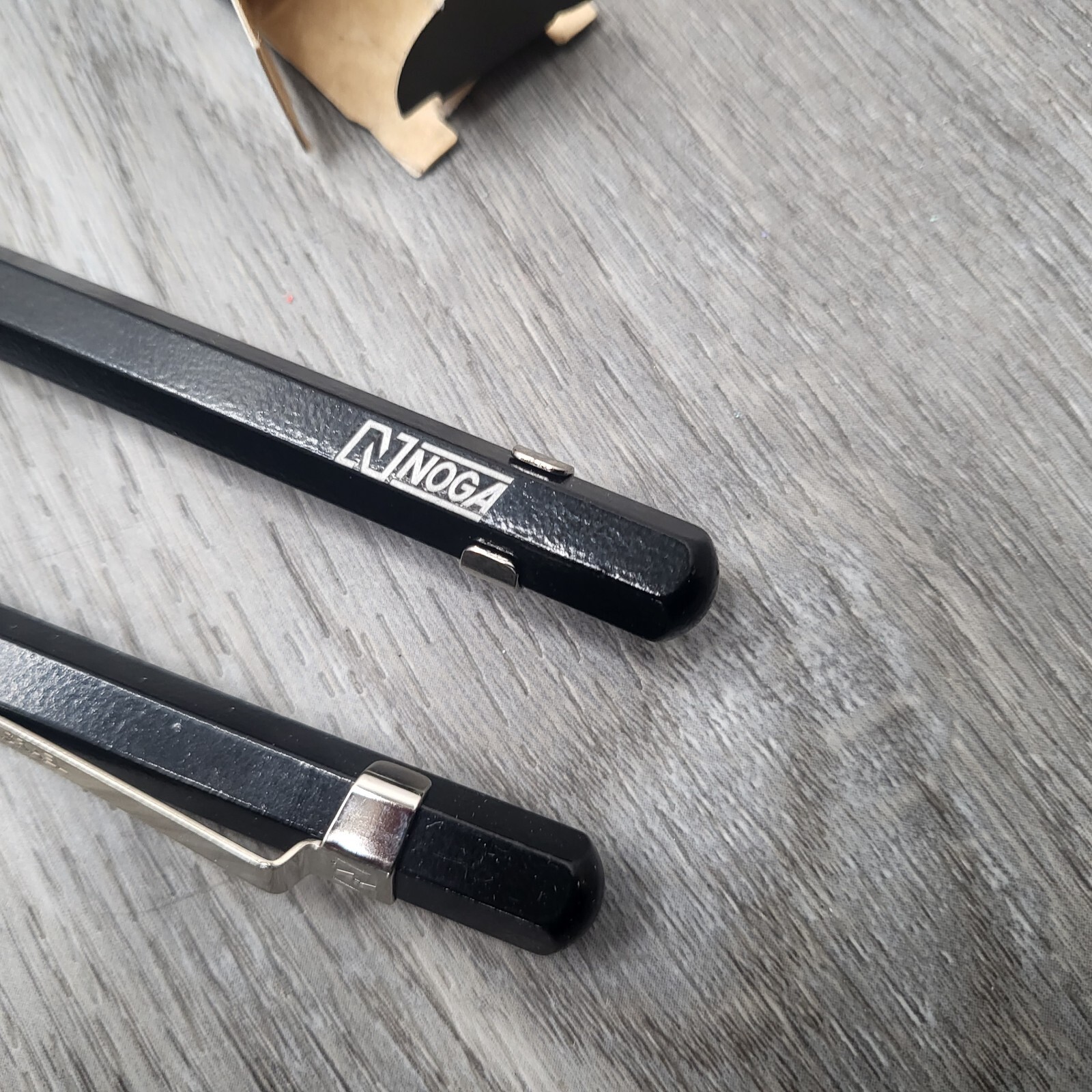 2pk Noga EO1000 Deburring System Tool, Black with Pocket Clip