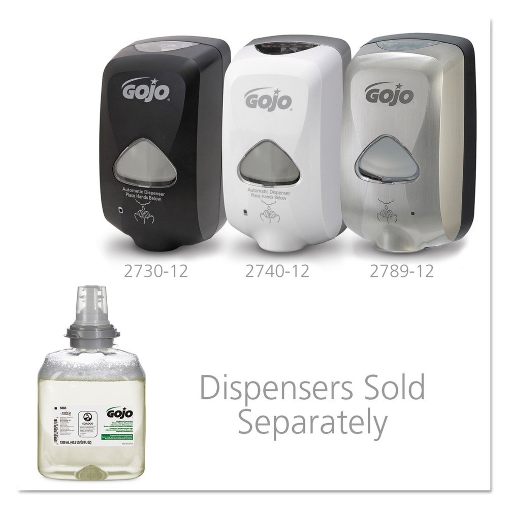 GOJO 566502EA Unscented 1200 mL Foam Hand Cleaner Refill for TFX Dispenser New