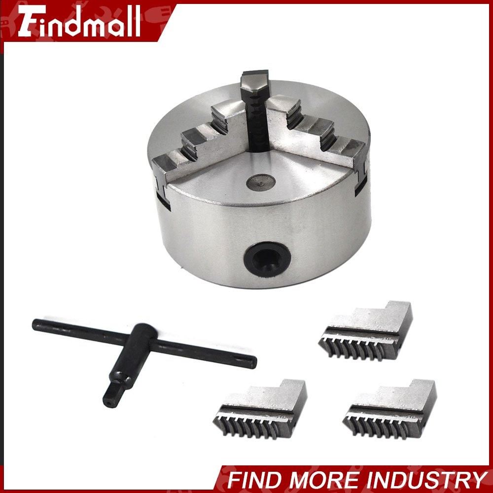 Findmall 125mm 3-jaw Self Centering Lathe Chuck For Drilling Milling Machine