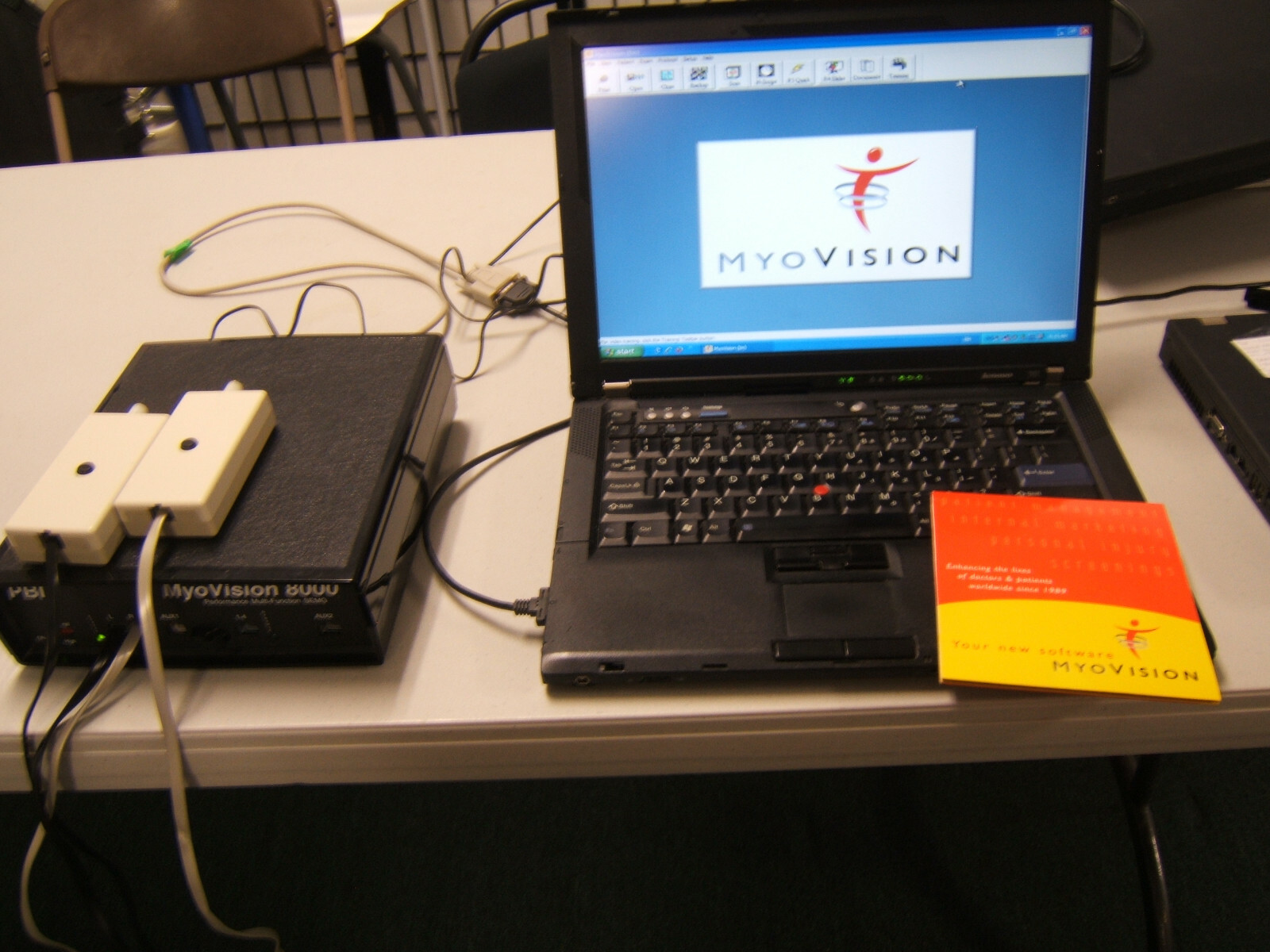 Myovision 8000 Static w/Dynamic sEMG wValidated Laptop Chiropractic Chiropractor