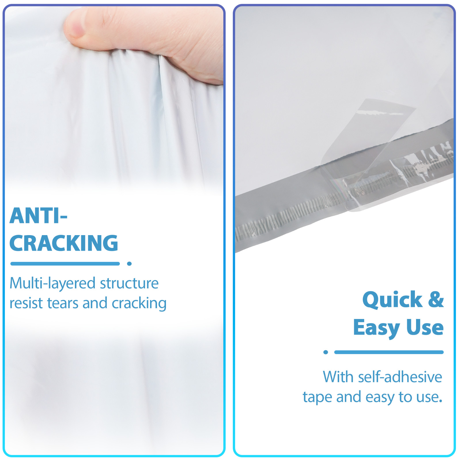 Poly Mailers Self Sealing Shipping Envelopes Plastic Mailing Bags Select Size