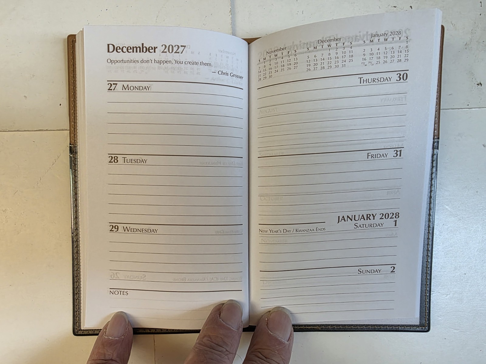 2027 Pocket Pal Calendar Personal Planner and Diary — Brand New In Stock Now