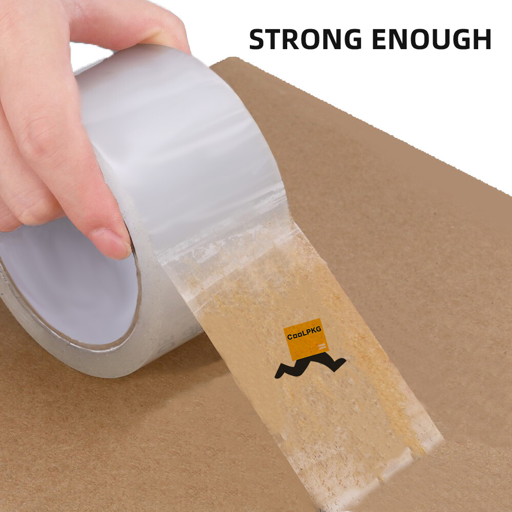Up to 72 Rolls 2″ or 3″ x 110 Yds Carton Sealing Clear Packing Shipping Box Tape