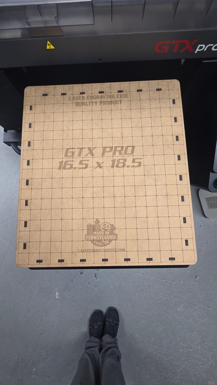 Large Brother GTX DTG Platen Pallet – 16.5″ x 18.5″ for oversized prints