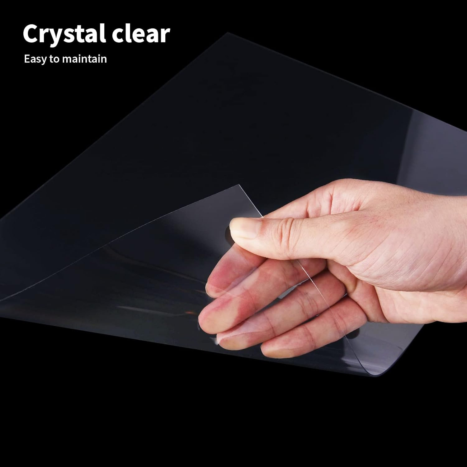 5-Pack of 8×10″ Pet/Plexiglass Sheets, Transparent Clear Flexible Plastic Sheet