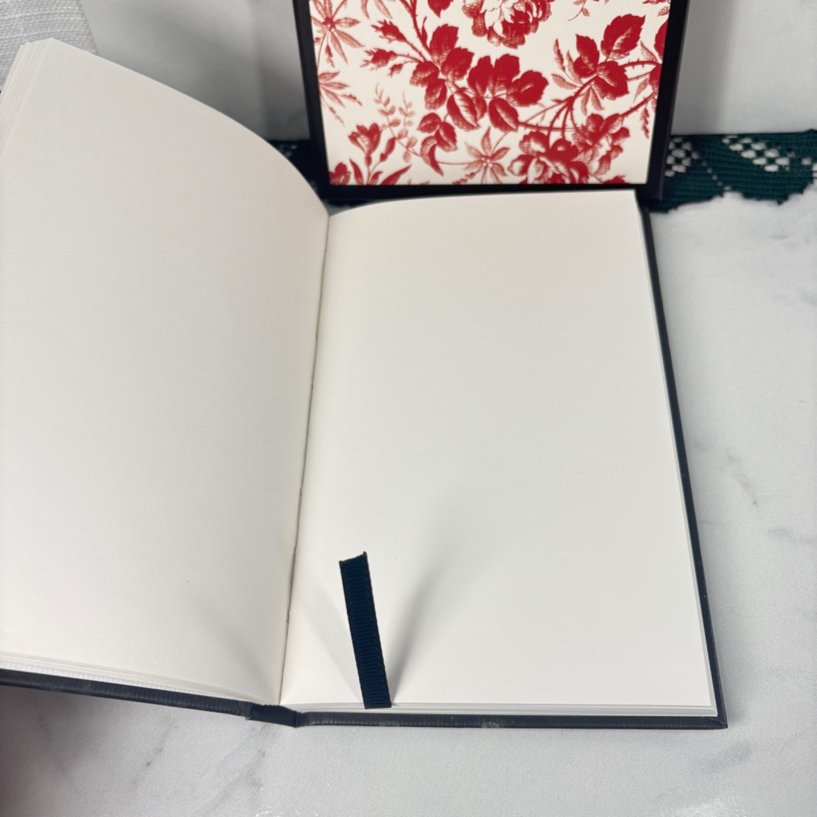 Gucci GG Red Floral Bloom Journal, Notebook, Sketch Book, Doodle Pad New w/ Box