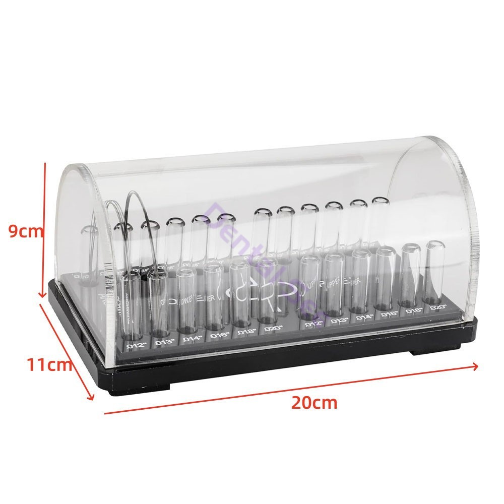 Dental Orthodontic Power Chain Ligature Tie Holder Case Organizer Storage Box