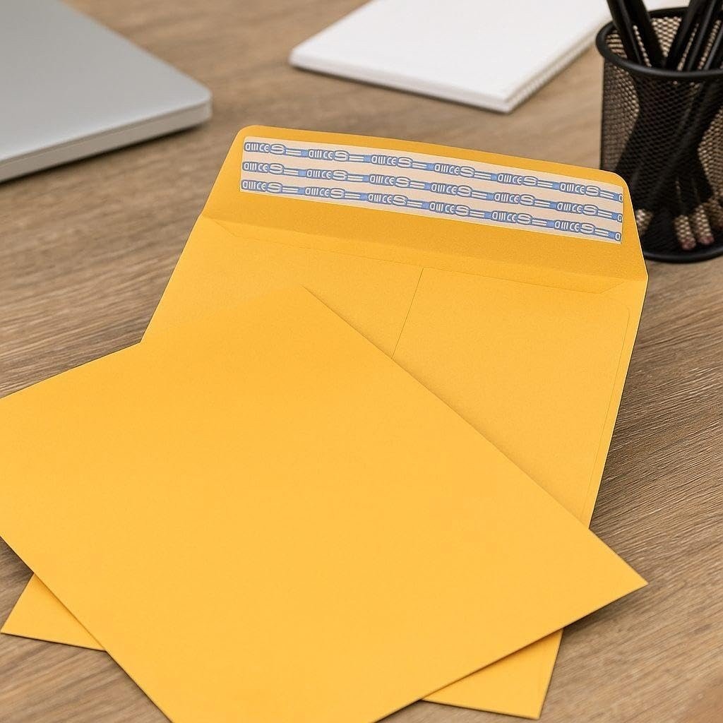 50 – Pack 10″x13″ Kraft Catalog Mailing Envelopes Mailers Peel Self Seal