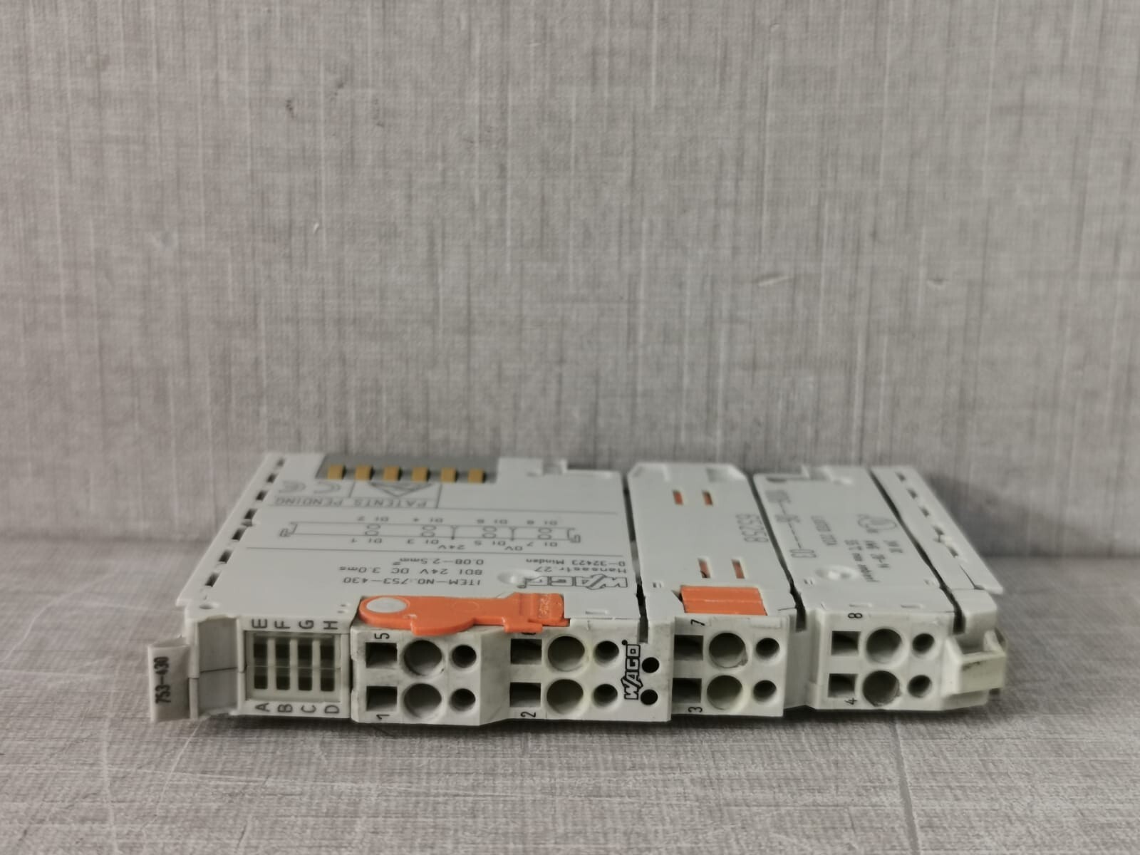 LOT 2 PCS WAGO 753-430 8 CHANNEL ANALOG INPUT MODULE