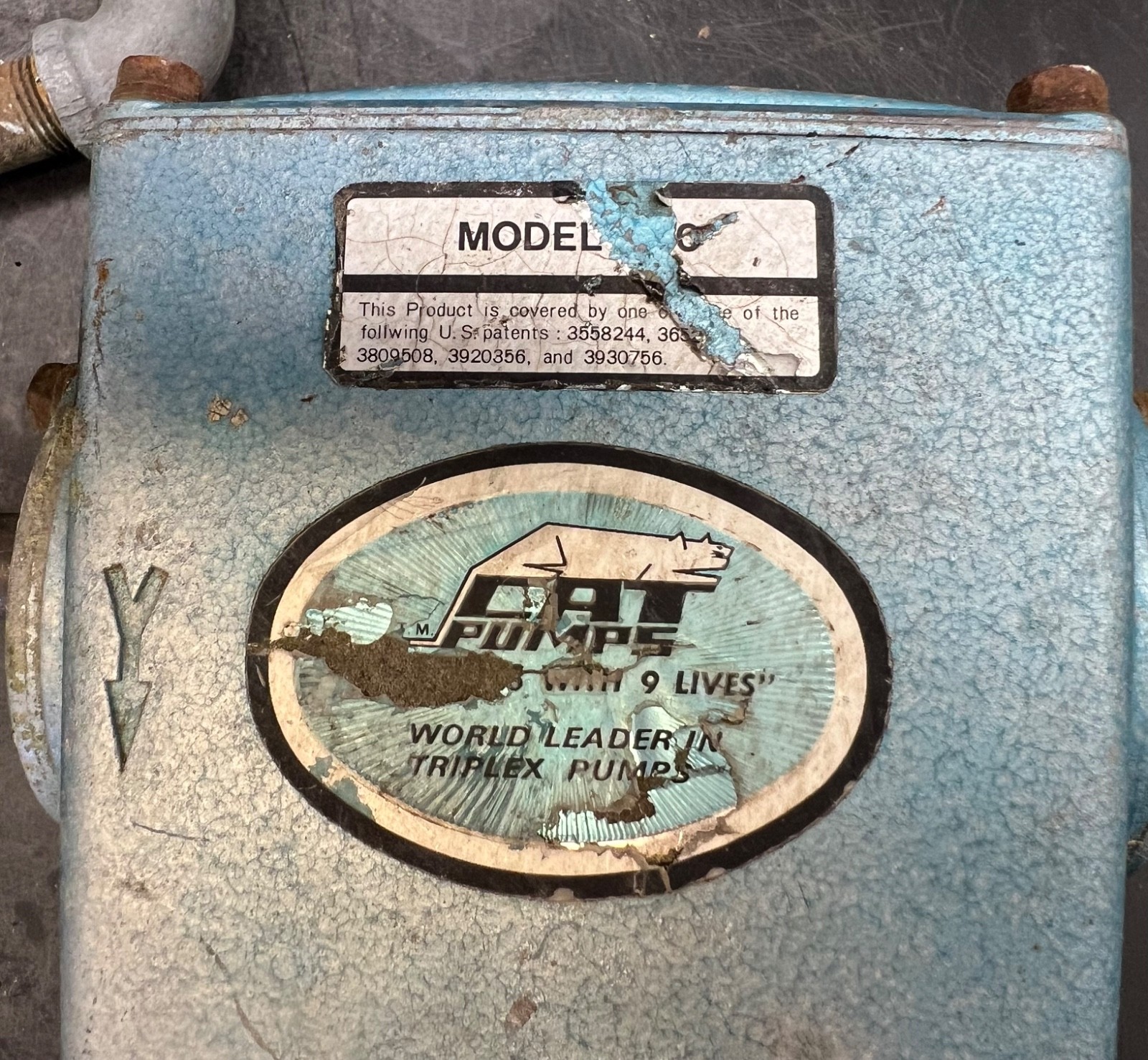CAT Pumps 430 Frame Piston Pump 101455 4 Frame 1000 PSI Belt Driven Industrial