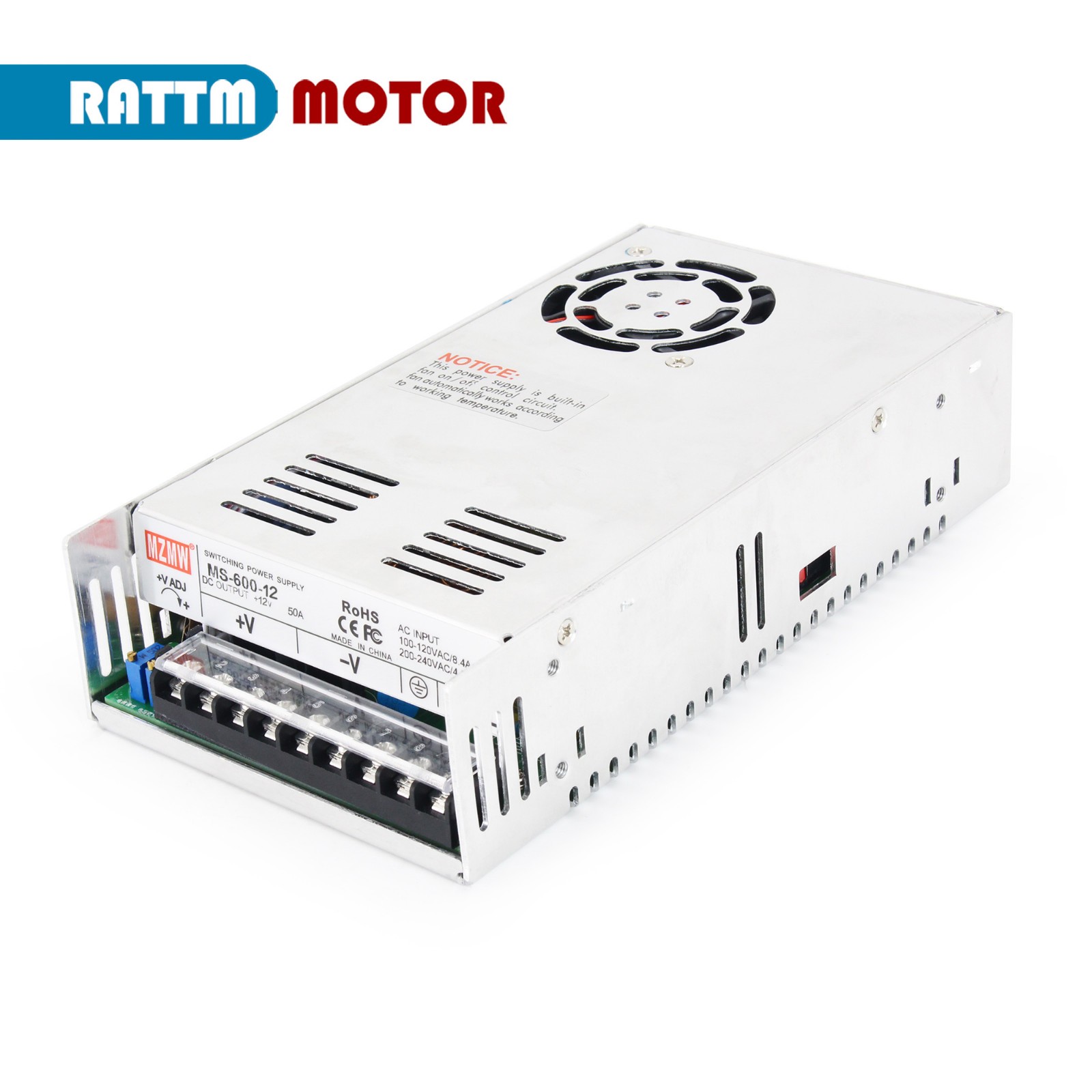 〖US〗600W 12V 24V 36V 48V 60V 72V DC Switching Power Supply PSU for LED/CCTV/CNC