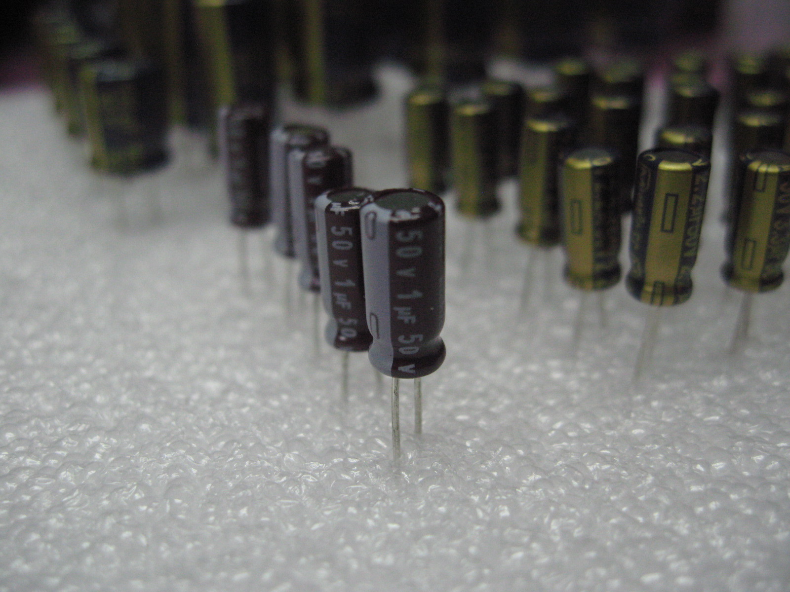 Panasonic – FC Series – Electrolytic Cap Asst – 50v 14 Values 1-2200uF – 64pcs