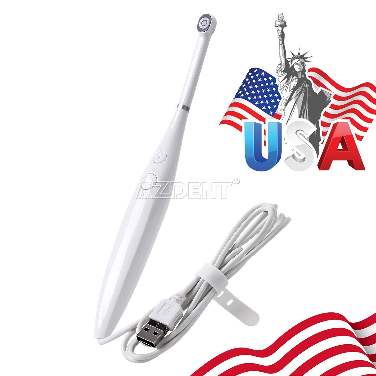 AZDENT Dental Intraoral Camera USB Imaging Intra Oral HD Camera 8 LED light