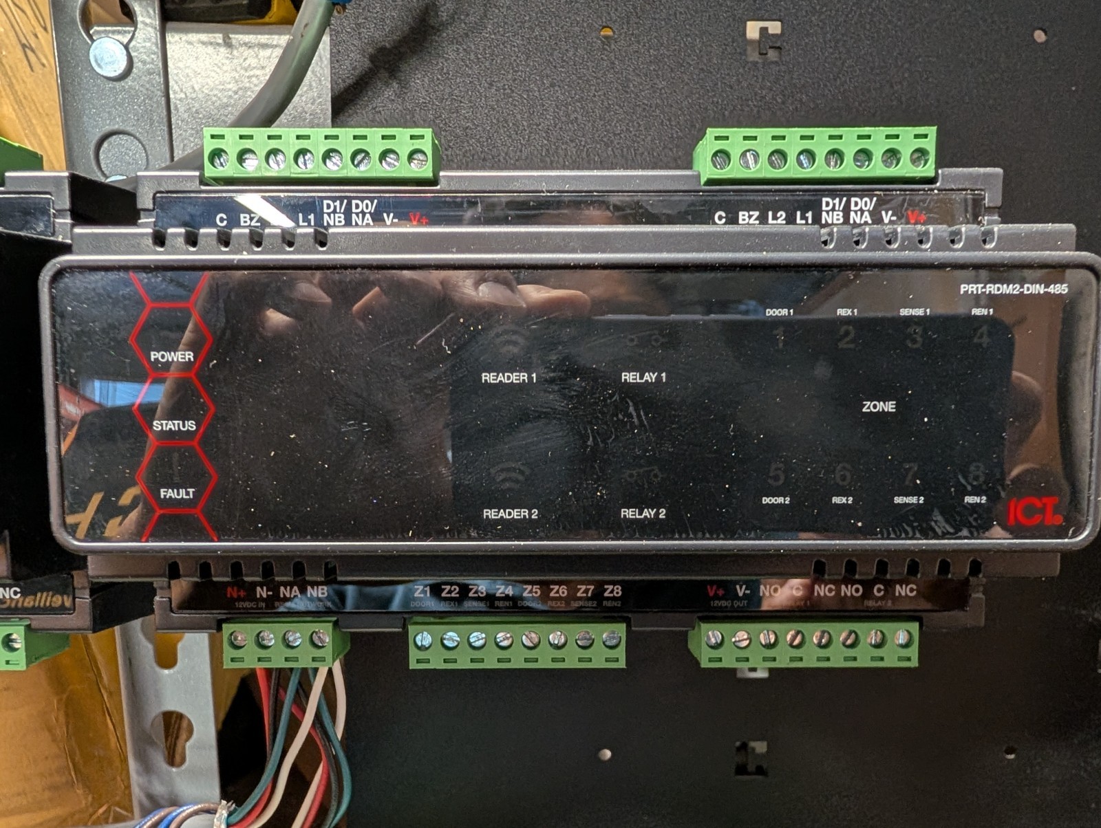 ICT Protege DIN Rail 2 Door Expander PRT-RDM2-DIN-485 USED – Working