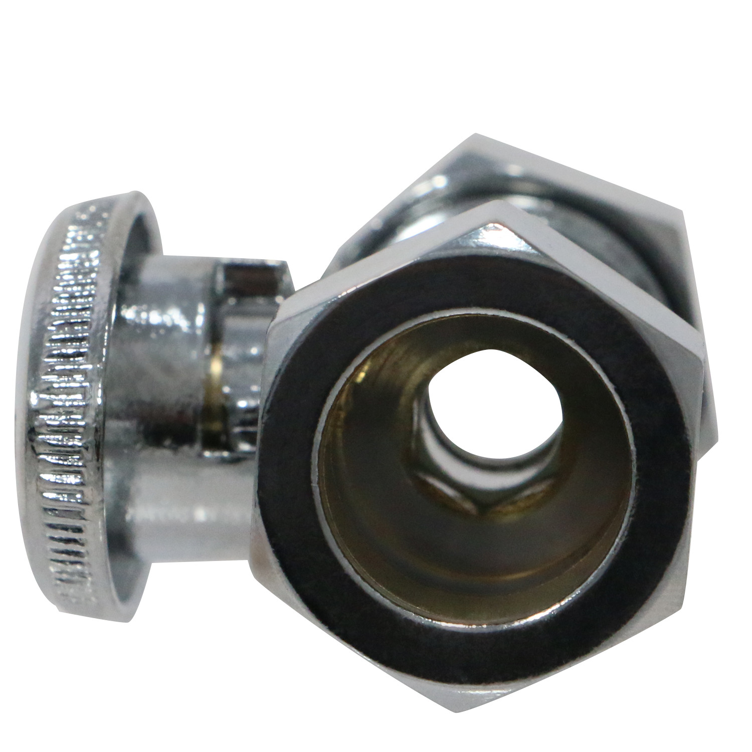 1) 5/8″ OD X 5/8″ OD COMPRESSION STRAIGHT BALL VALVE, 1/4 TURN, LEAD FREE BRASS