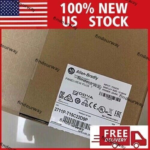 Original AB 2711P-T15C22D9P PanelView Plus 7 New Surplus Sealed 2711PT15C22D9P