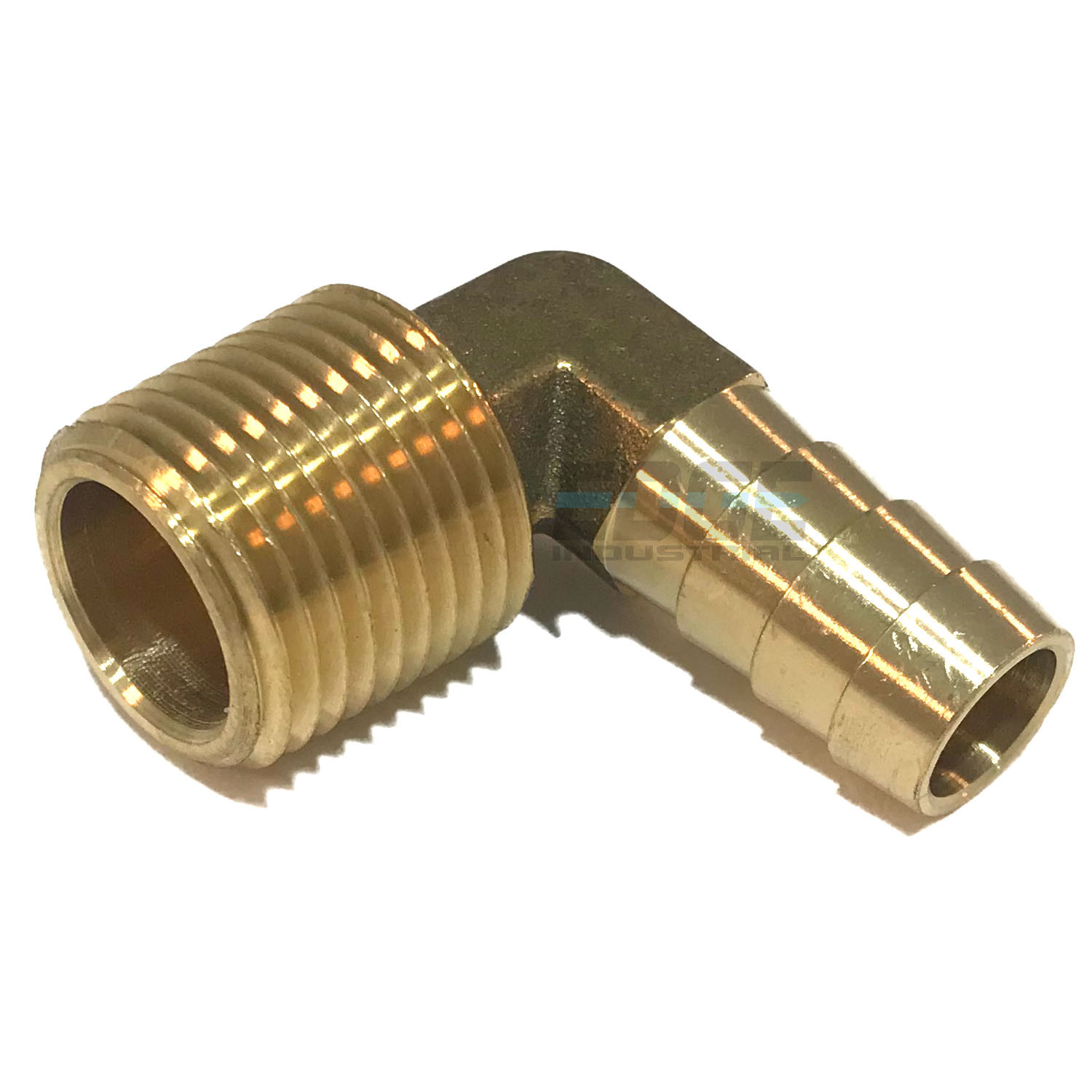 1/2 HOSE BARB ELBOW X 1/2 MALE NPT Brass Pipe Fitting Thread Gas Fuel Water Air