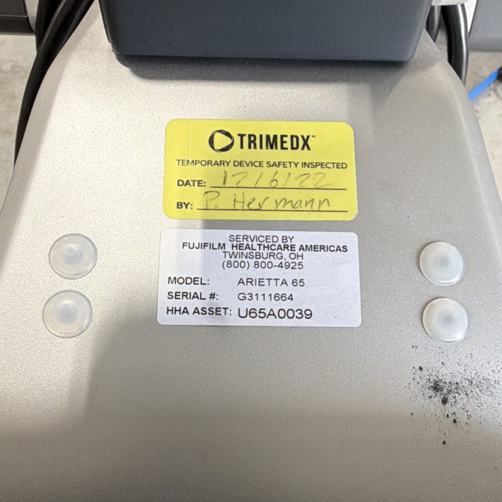 Hitachi Arietta 65 Cart Mounted Ultrasound Machine Color 2D Radiology Printer