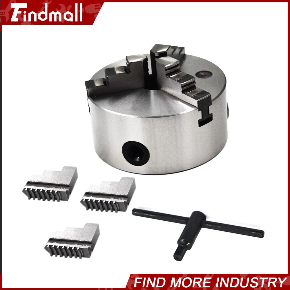 Findmall 125mm 3-jaw Self Centering Lathe Chuck For Drilling Milling Machine