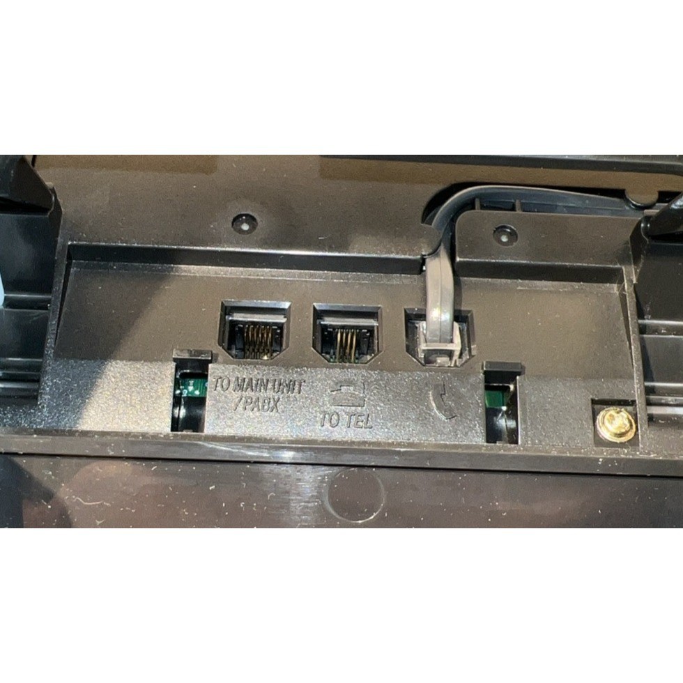 Lot of 3 Panasonic KX-T7633 Digital + KX-T7603 Add-On Key Module Telephone Black