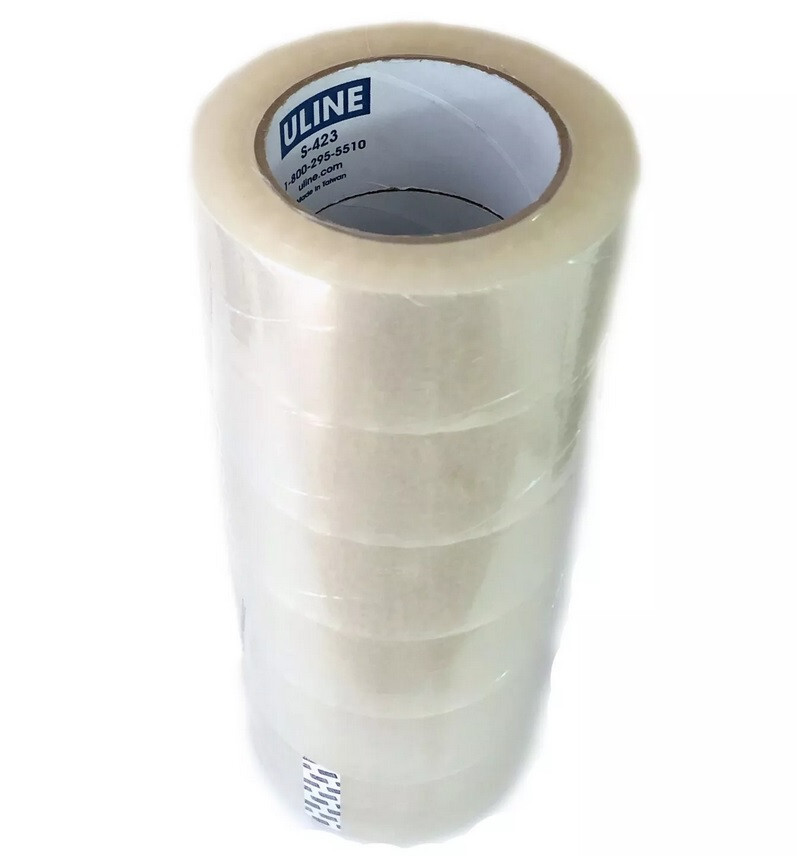 ULINE Industrial 2MIL Clear Packing Tape 2″ x 110 yds S-423 pack of 6