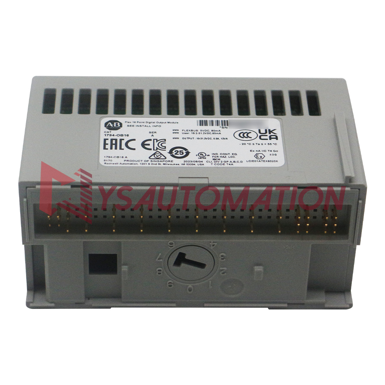 New Sealed Allen-Bradley 1794-OB16 SER A Flex 16 Point Digital Output Module