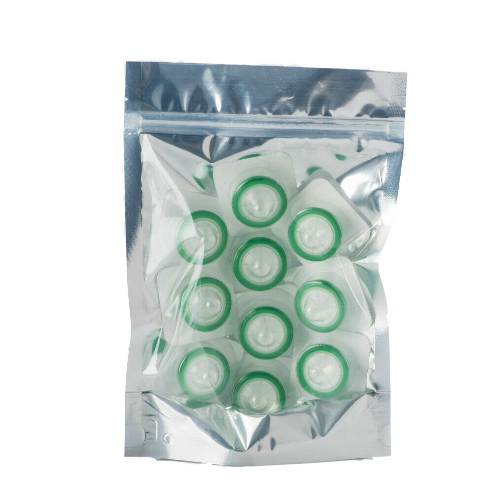 100pcs Lab PES STERILE Syringe Filter 33mm Diameter 0.22μm Pore Size Hydrophilic