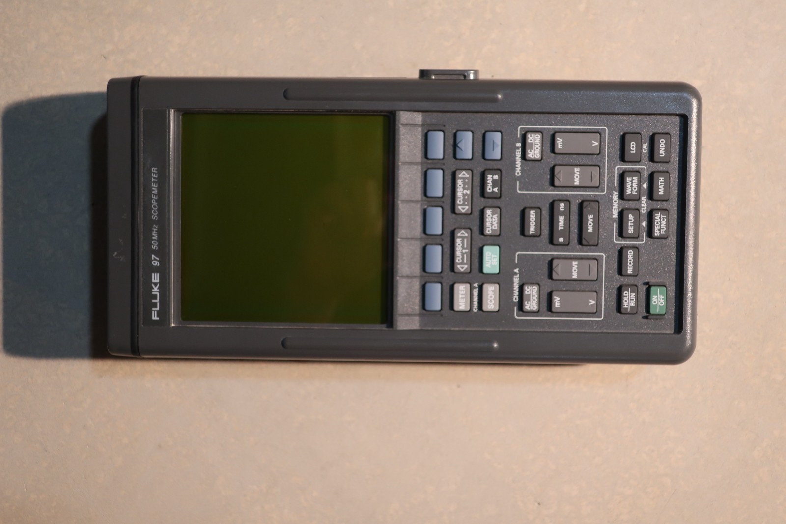 Fluke 97 Auto Scopemeter Dual Trace 50 MHz Handheld Oscilloscope & Accessories