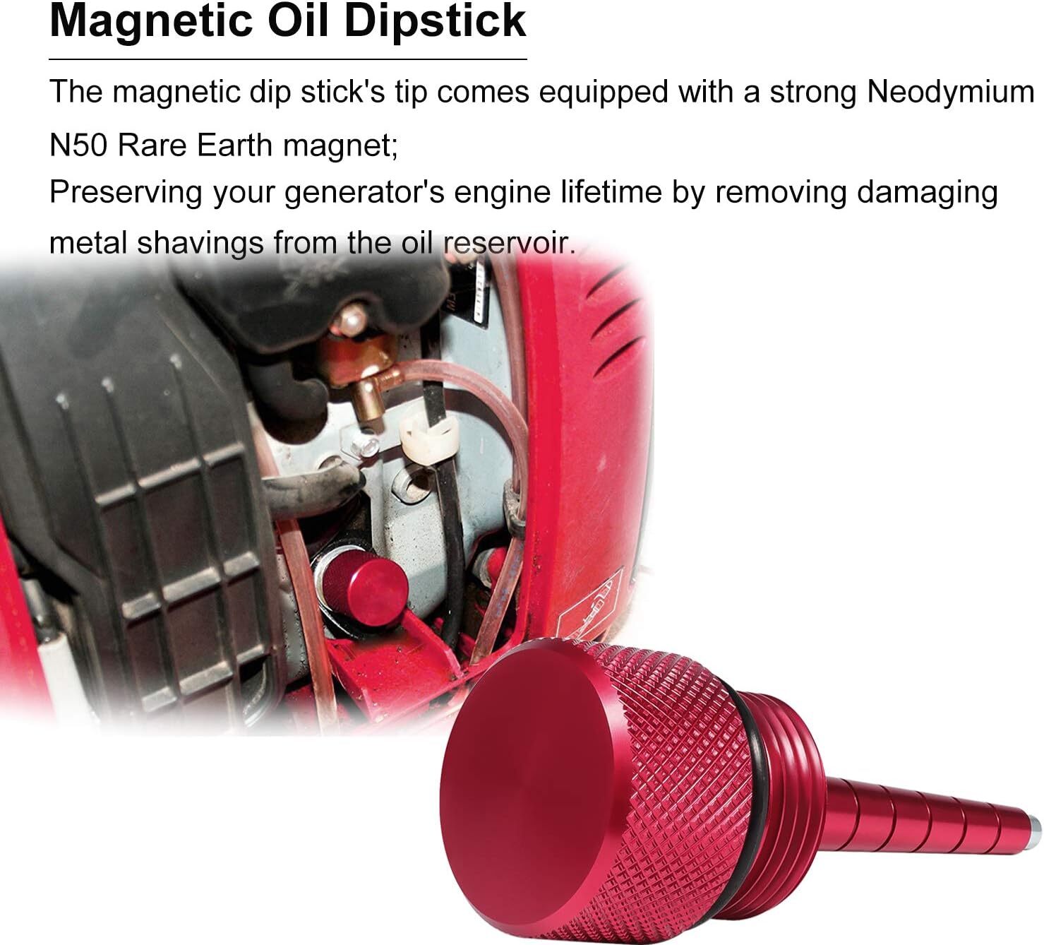 Extended Run Gas Cap+Oil Change Funnel+Magnetic Oil Dipstick For Honda EU2200i