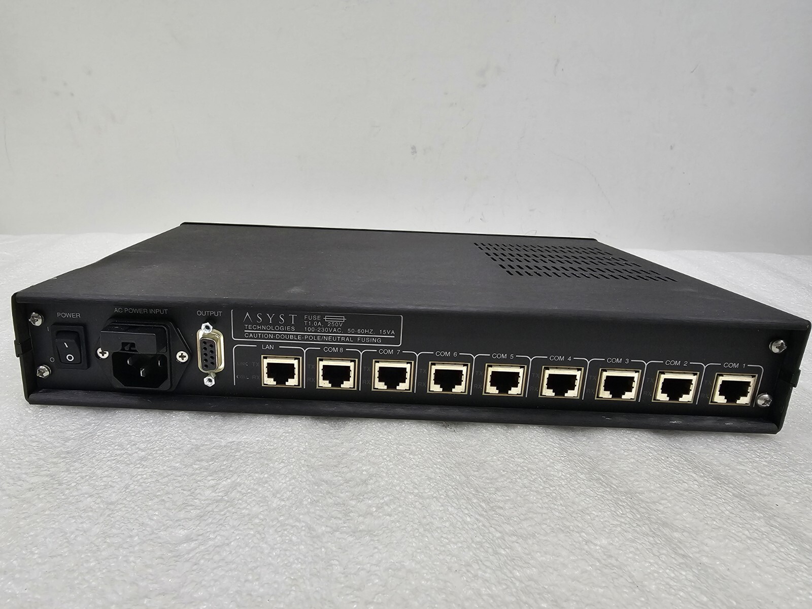 ASYST HS80 SMART-Comm NETWORK HS80-01 , P/N: 9700-4774-01 REV.E