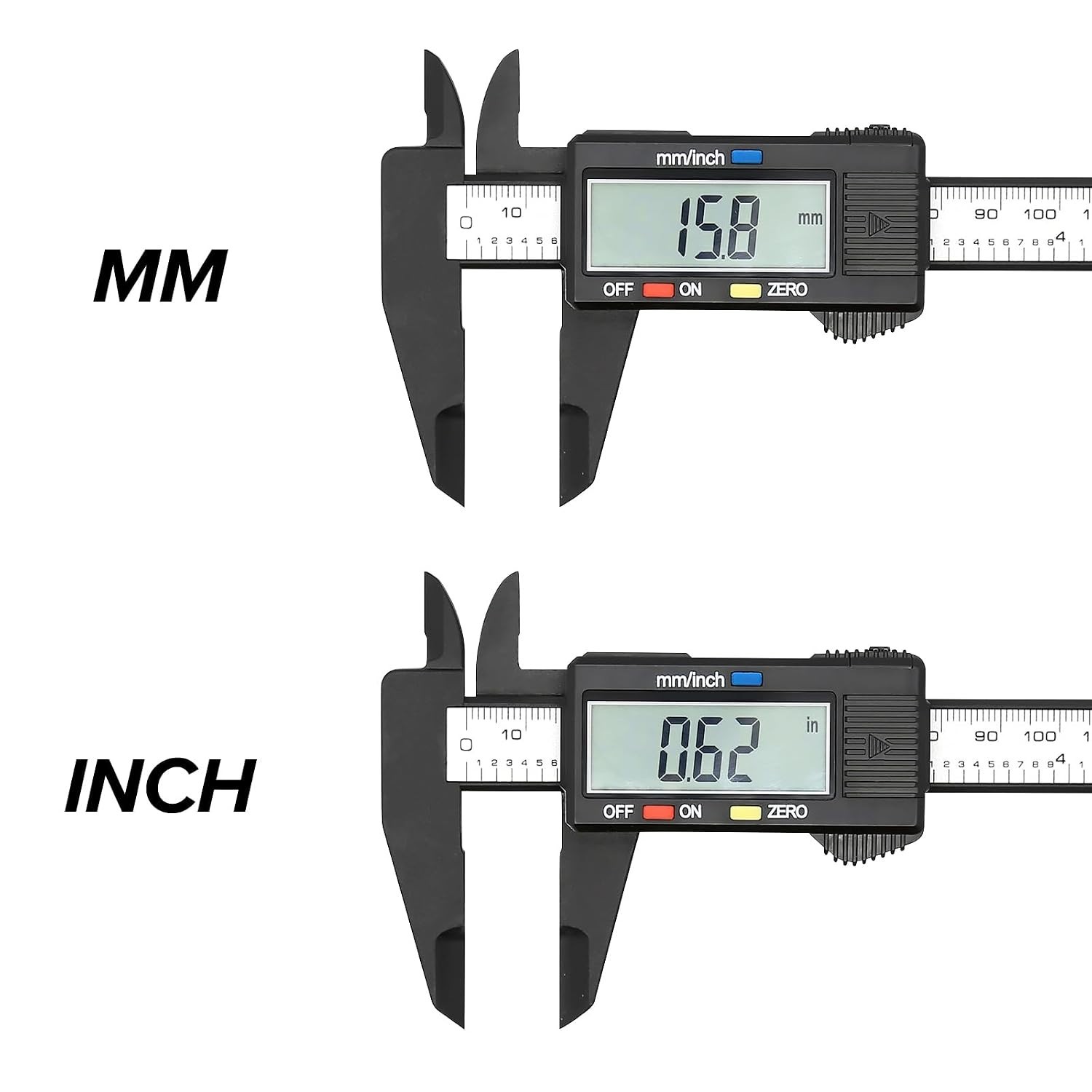 6″ 150mm Digital Caliper Micrometer LCD Gauge Vernier Electronic Measuring Tool