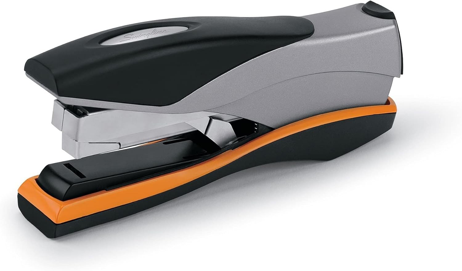 Black/Silver Desktop Stapler, 40 Sheet Capacity, Low Effort
