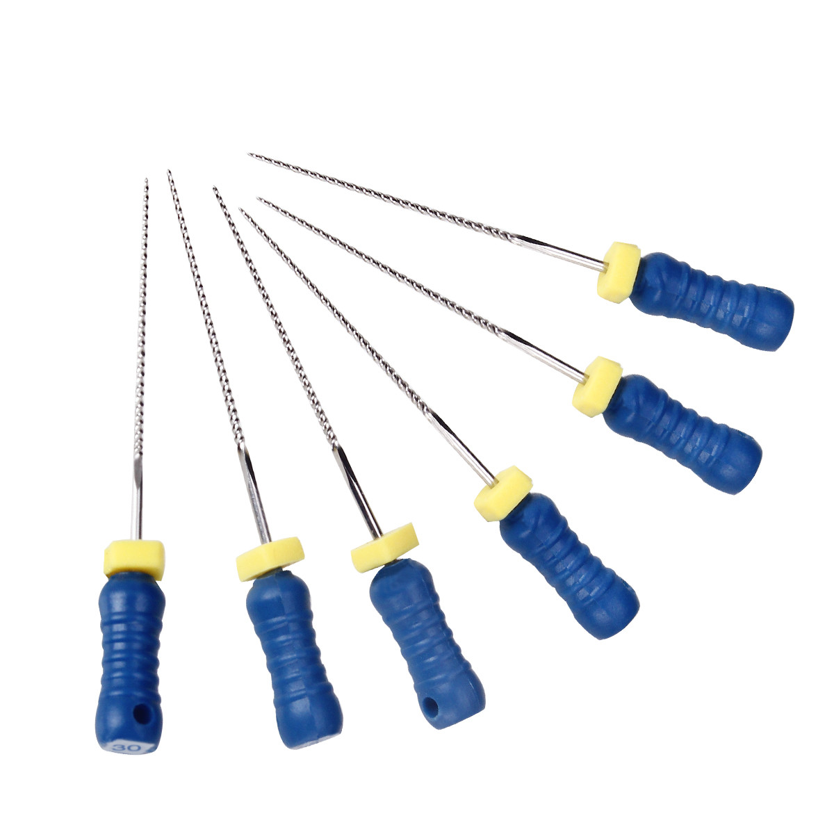 Dental Root Endodontic File Hand Use K-Files 25mm/21mm Stainless Steel 6pcs/box