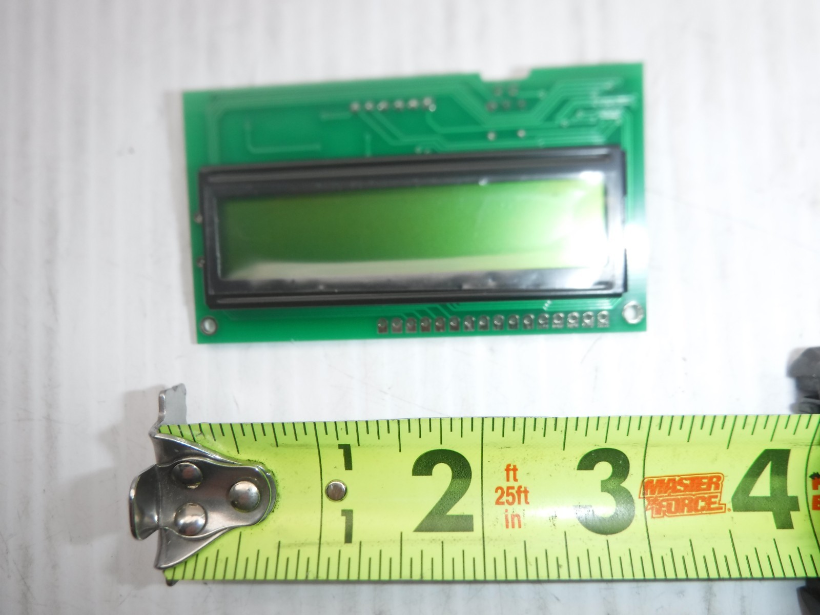 Newhaven Display 16203 Ver 1 LCD Screen NHD-0216WZ-RN-YBW-2 / 106550-08-09-04