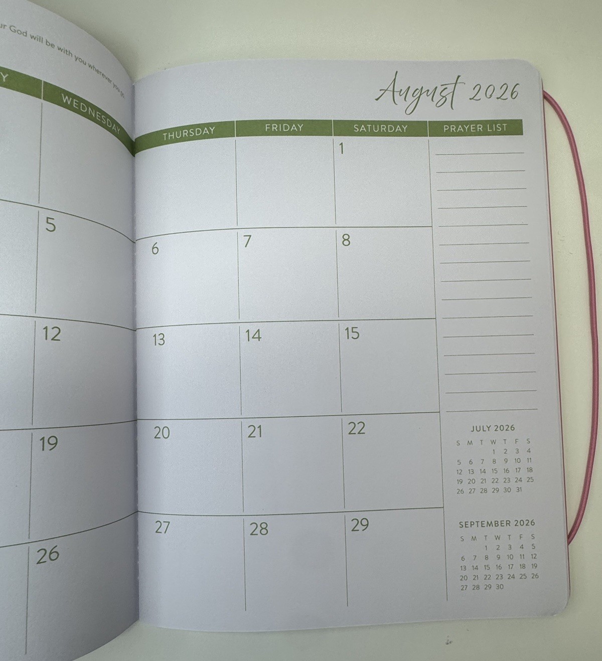 2027 Orange Circle Studio Monthly Faith Planner 17 Months FLORAL CROSS Sz MEDIUM