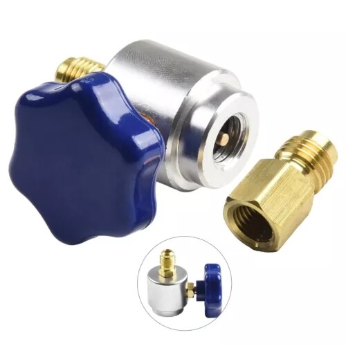 Self Sealing R134A Can Tap Valve Dispenser For A/C Charging Hose AD01 Convertor