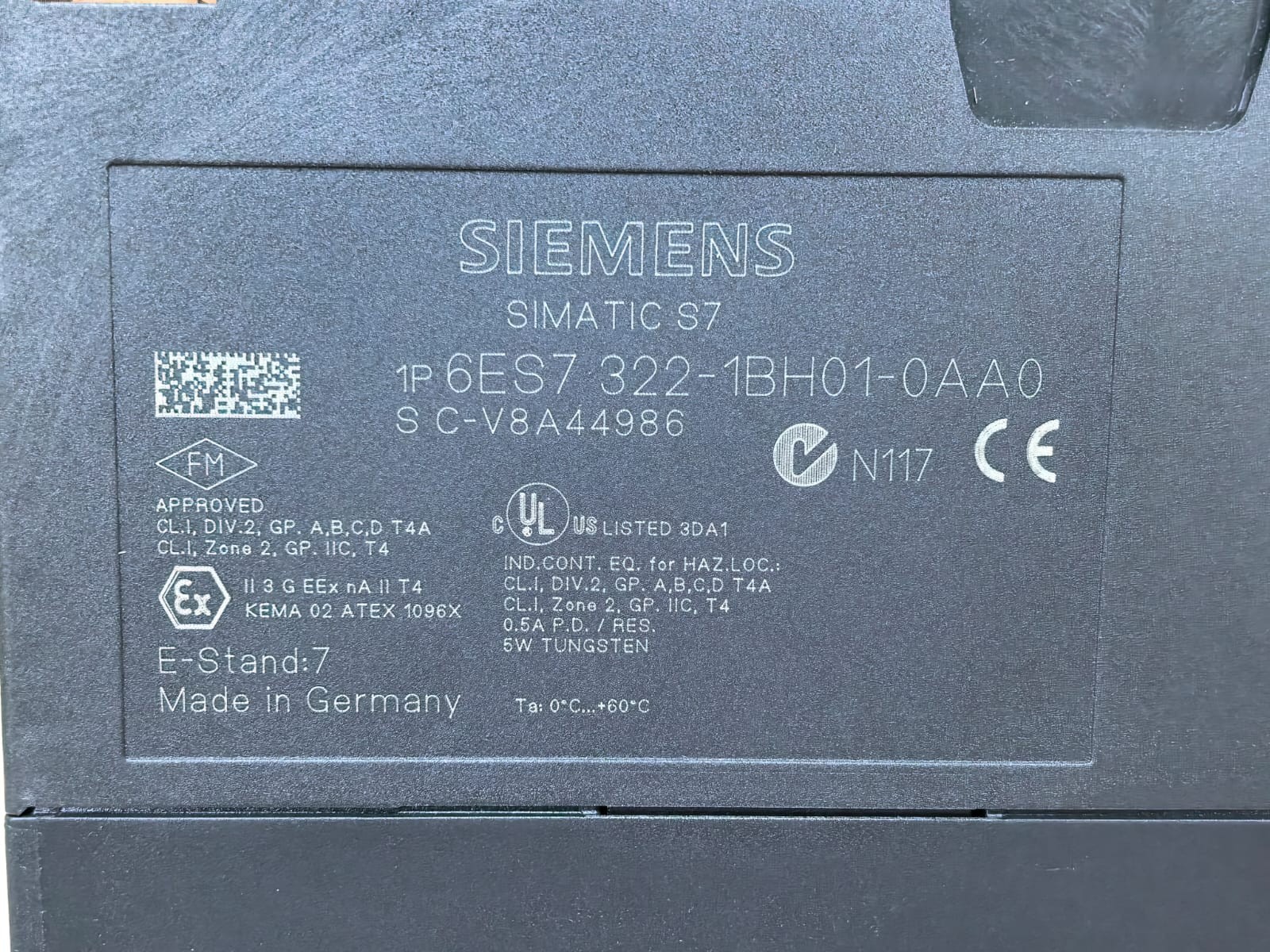 LOT 2 PCS SIEMENS 6ES7 322-1BH01-0AA0 SIMATIC S7 DIGITAL OUTPUT SM322