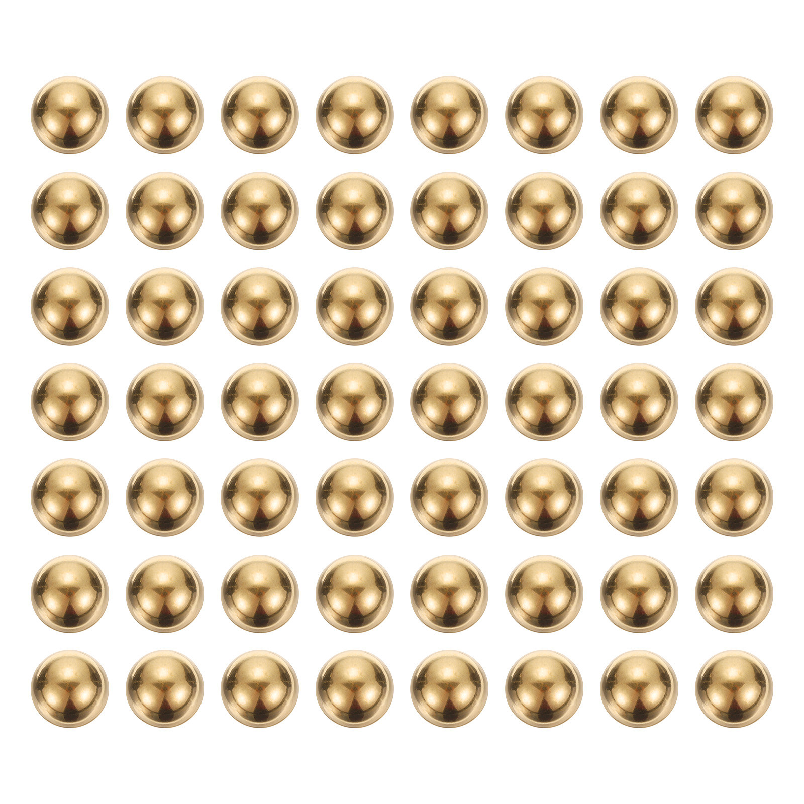100pcs Precision Solid Brass Bearing Balls 10mm Industrial Brass Ball Spheres