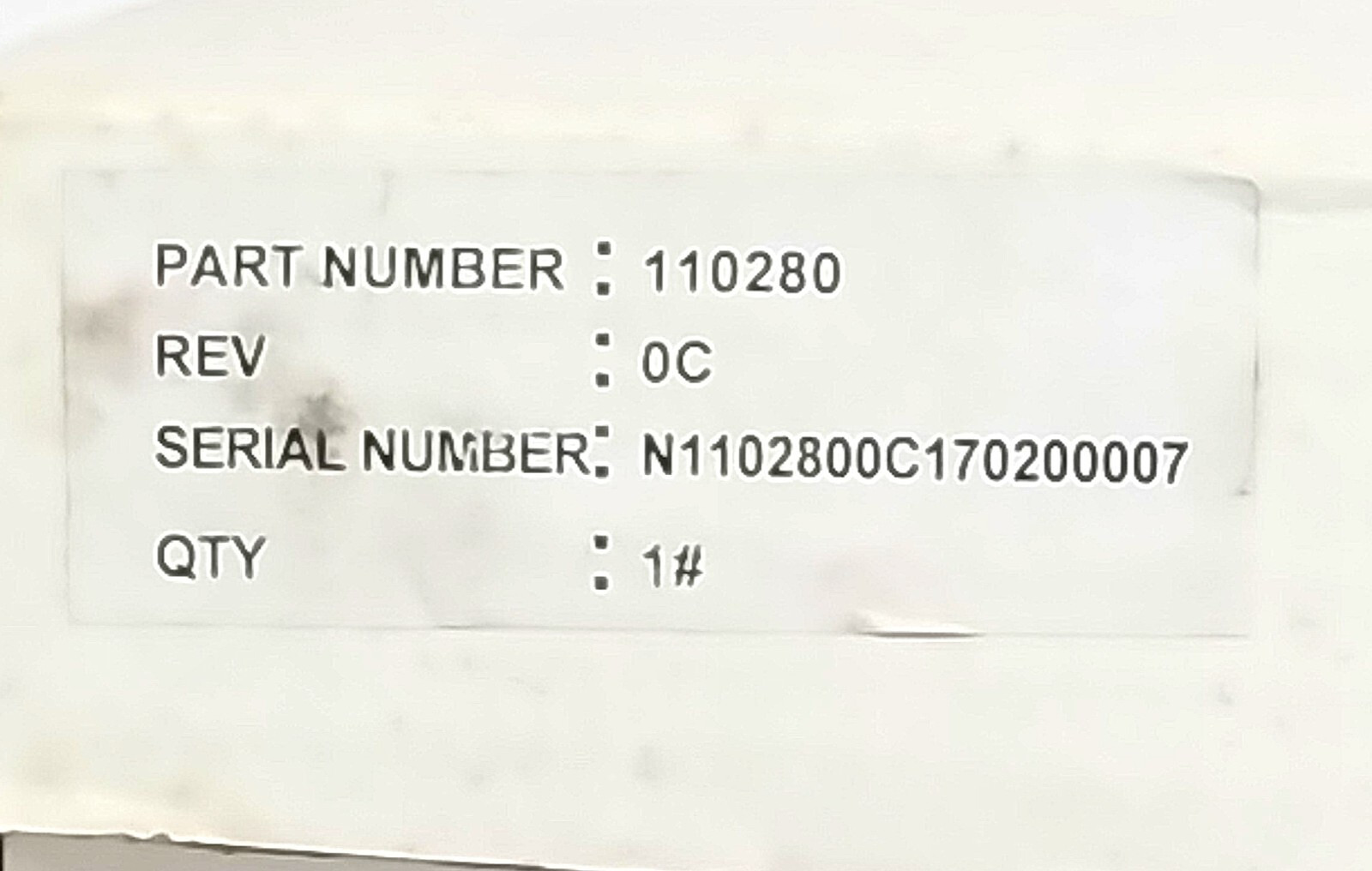 BLOOM ENERGY 110280 ASSY SAPTHAGRI PCB CARD N1102800C170200007 REV: 0C