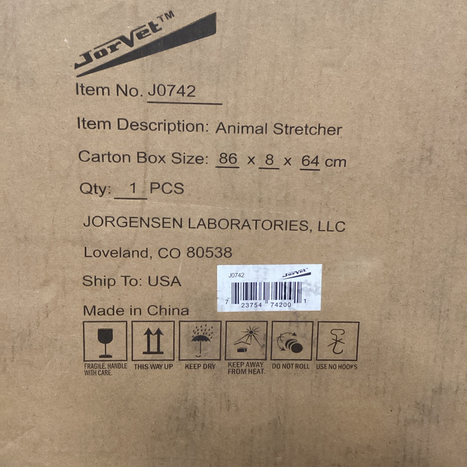 Jorvet J0742 Animal Stretcher