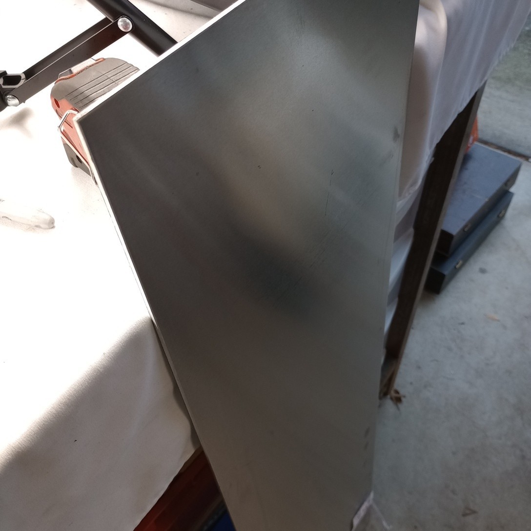 1/8″ .125 Aluminum Sheet Plate 12″ x 24″ FLAT STOCK 5052 12×24 USA/Vinyl 1 Side