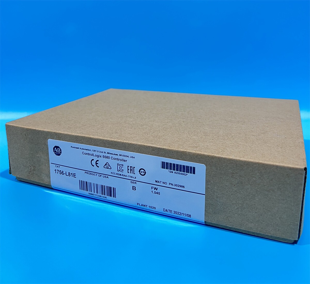 1756-L81E /B ControlLogix Logix5580 Processor 3MB New Sealed