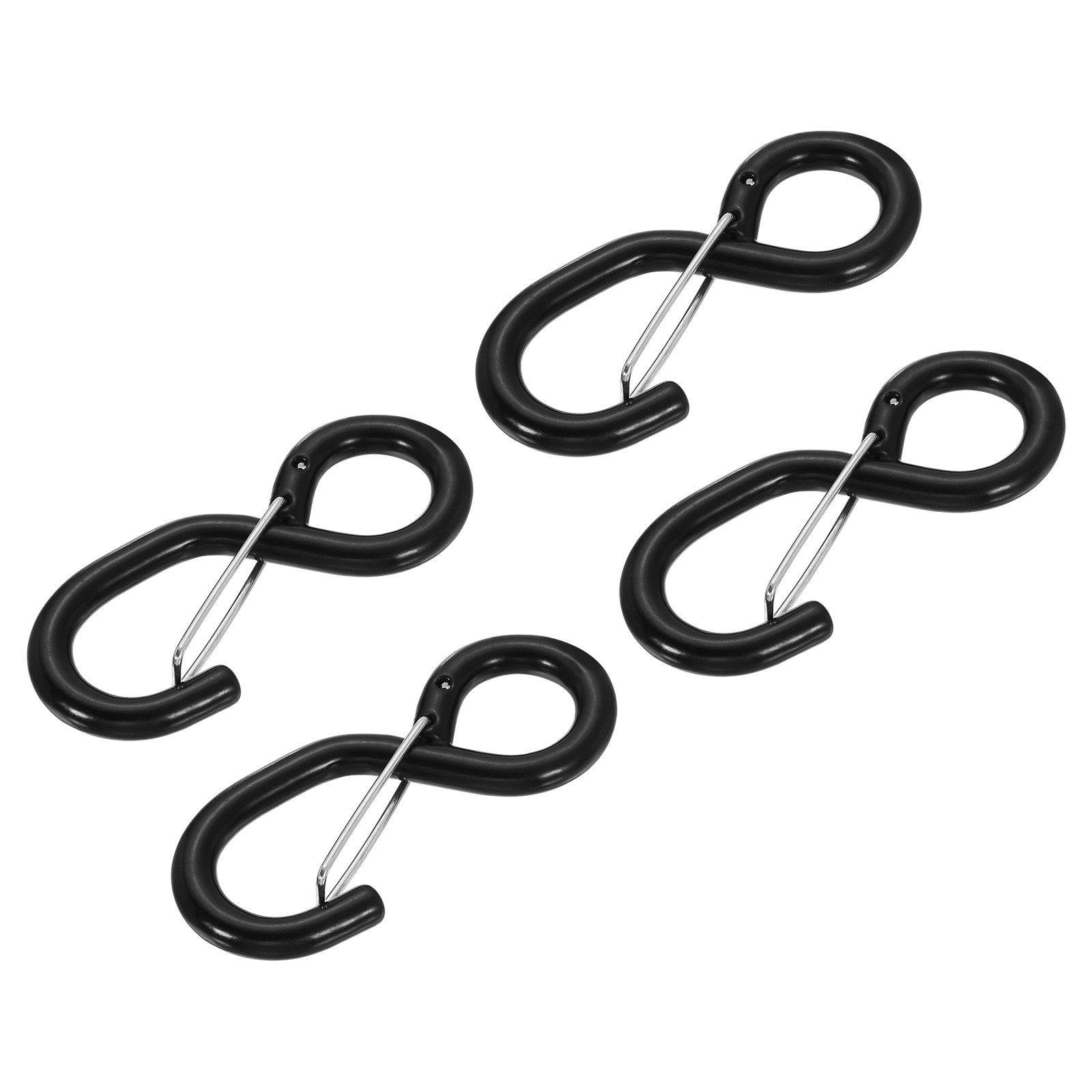 4Pcs Ratchet S Hook 8.3mm Dia Load 3307 lbs for 1.2″ Tie Down Strap Wedding