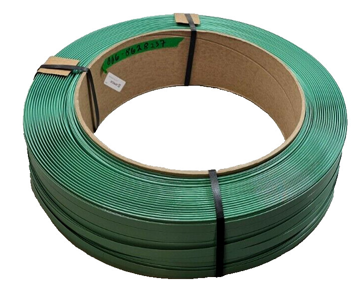 New 3000ft PET Polyester Strapping 3.4″ .040″, Green, 1900lbs Rated, 16×6 Core