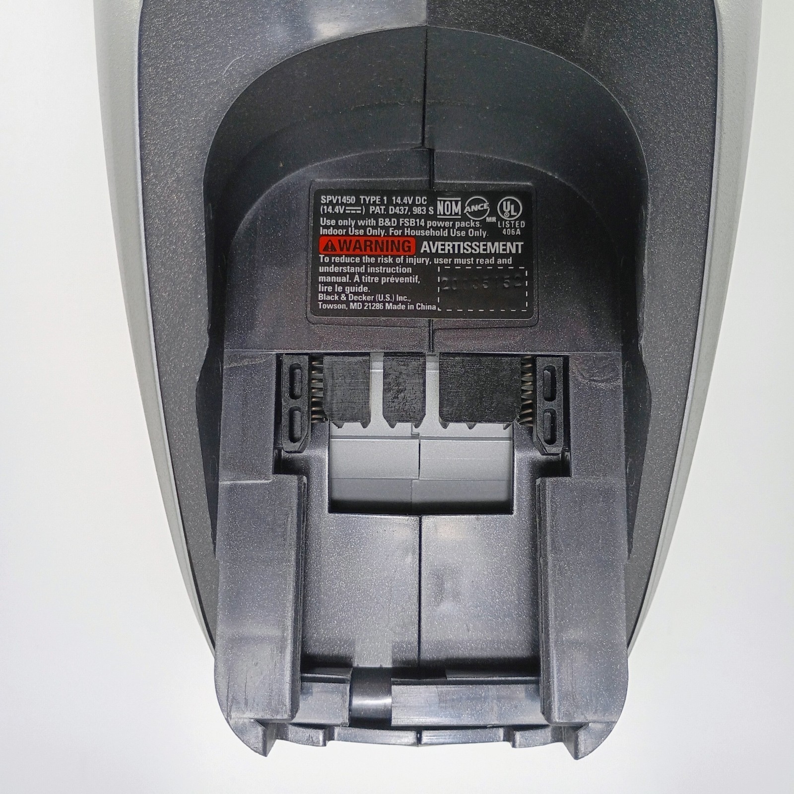 Black And Decker 14.4V Dustbuster Hand Vacuum Platinum Series Bare Tool ONLY