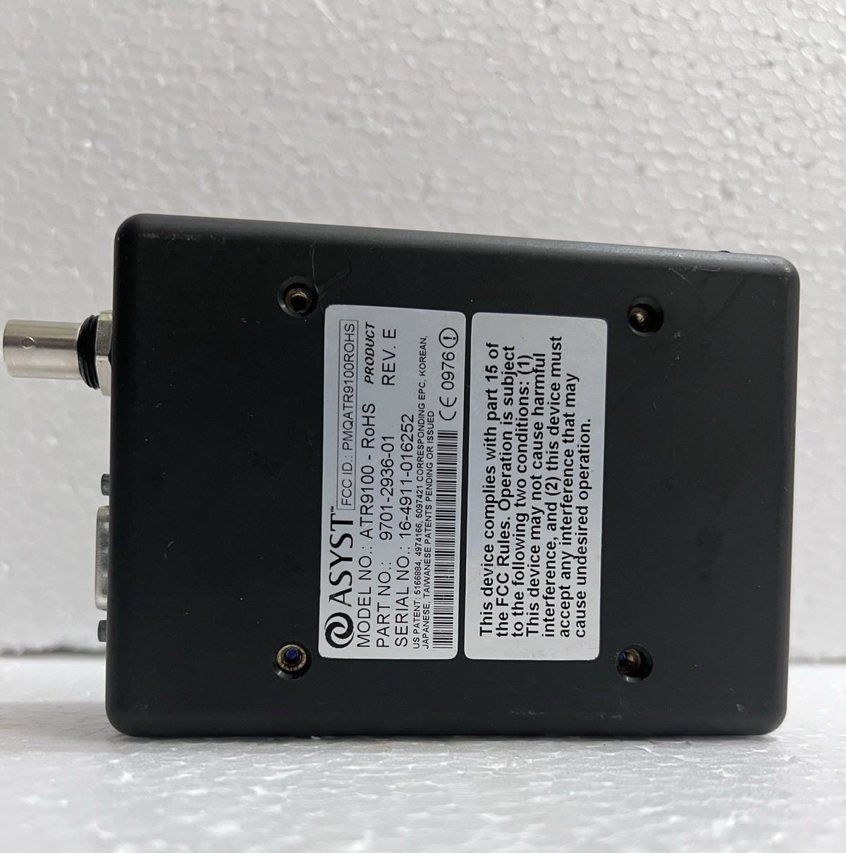 ASYST ATR9100 P/N 9701-2936-01 REV. E ADVANTAG 9100 RFID READER