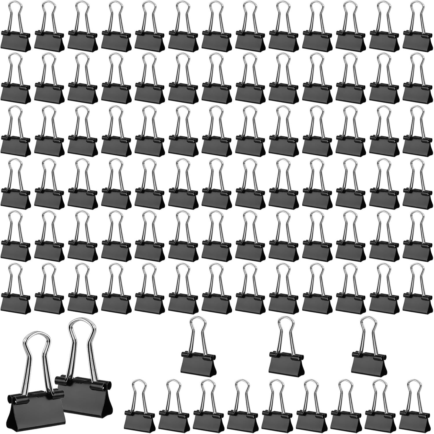 180Pcs Small Binder Clips, Mini Binder Clips, 0.63 In/15Mm Clips Office Supplies